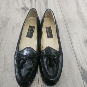 Pappagallo Black Tassel Loafers
